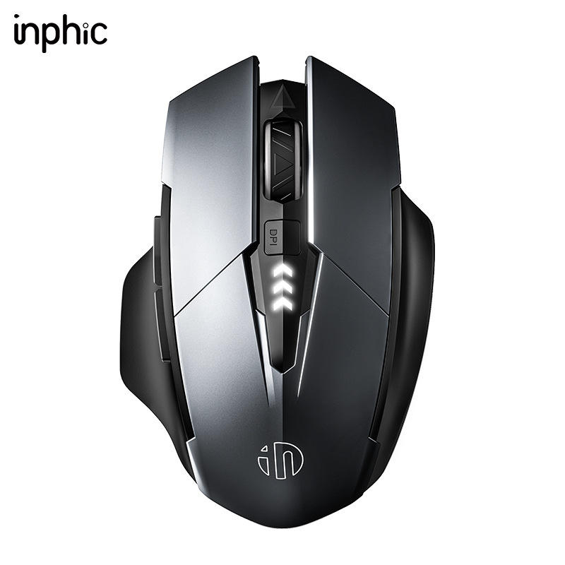 INPHIC A1 6-button ergonomic wireless mouse USB//2.4G interface rechargeable battery silent operation suitable for gaming